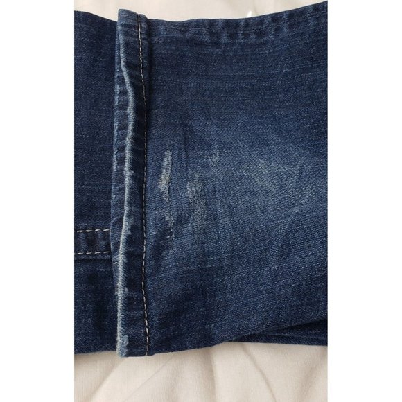 Miss Me Women's Boot Cut Jeans Blue Pockets Embroidered Low Rise Denim 28 - Picture 7 of 9